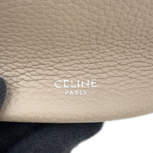 将图像加载到图库查看器中，CELINE Big Bag Bucket 2WAY Handbag Beige187243 Leather Size Nano
