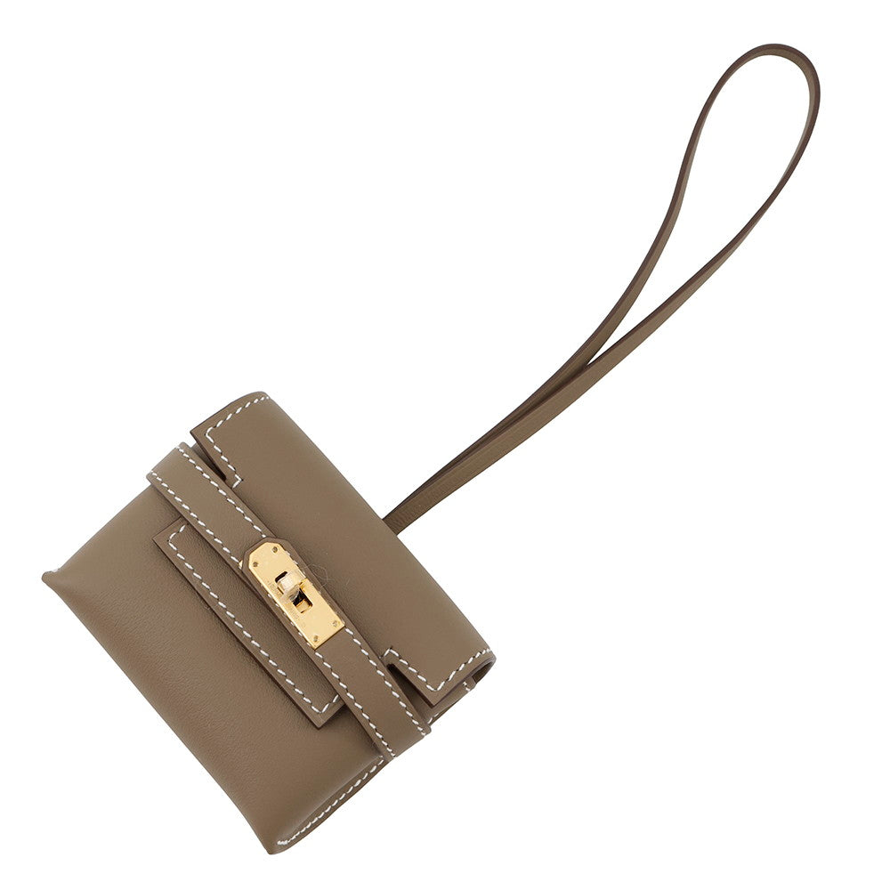 HERMES Kelly Festival Etoupe Swift Leather