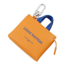 将图像加载到图库查看器中，LOUIS VUITTON Bag Charm・LV Mini Shopper Orange/BlueM02699 Leather
