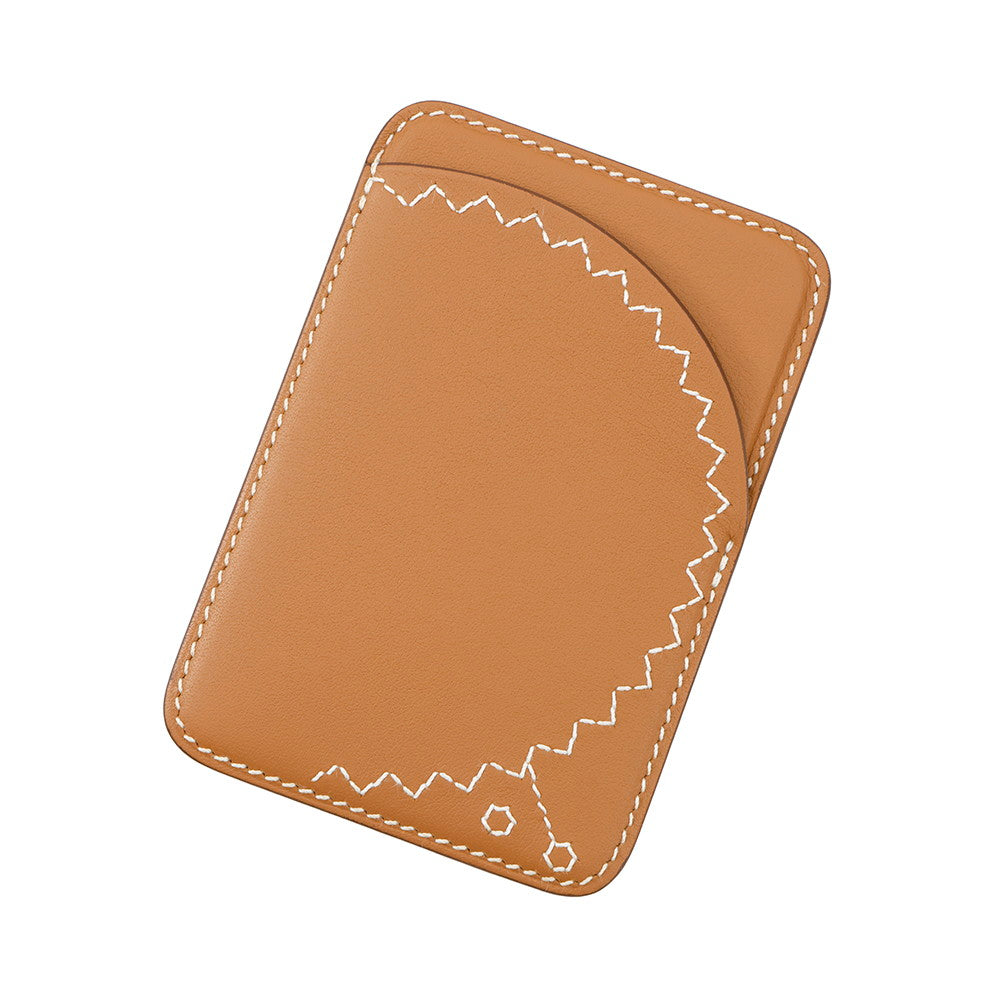 HERMES Eman Ellison Card Case Gold Swift Leather