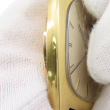 将图像加载到图库查看器中，IWC TV screen W35mm K18YG Leather Champagne Dial2570
