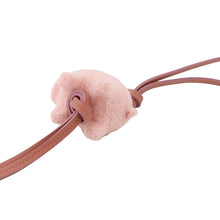将图像加载到图库查看器中，LOEWE Animal Bag Charm Pig PinkC621232XBD Felt Calf Leather
