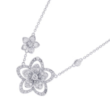 将图像加载到图库查看器中，GRAFF Wildflower Double Diamond PendantRGP790 18K White Gold

