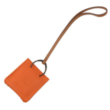 将图像加载到图库查看器中，HERMES Sack Orange Feu/Gold Lambskin

