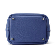 将图像加载到图库查看器中，HERMES Picotin Lock Blue Tie Taurillon Clemence Size PM
