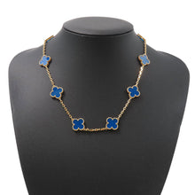 Load image into Gallery viewer, Van Cleef &amp; Arpels Vintage Alhambra Necklace 10 MotifsVCARP34800 18K Yellow Gold

