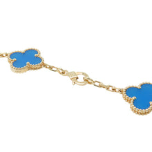 Load image into Gallery viewer, Van Cleef &amp; Arpels Vintage Alhambra Necklace 10 MotifsVCARP34800 18K Yellow Gold
