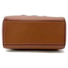 将图像加载到图库查看器中，CELINE Triomphe Boston 2-Way Handbag Tan197583DU3.04LU Leather Size Small
