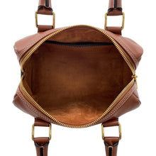 将图像加载到图库查看器中，CELINE Triomphe Boston 2-Way Handbag Tan197583DU3.04LU Leather Size Small
