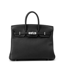 将图像加载到图库查看器中，HERMES Birkin Black Togo Leather Size 25
