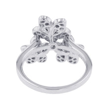 将图像加载到图库查看器中，GRAFF Wildflower Diamond Cluster Ring Size Approximately No. 14RGR843 18K White Gold
