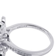 将图像加载到图库查看器中，GRAFF Wildflower Diamond Cluster Ring Size Approximately No. 14RGR843 18K White Gold
