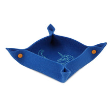 将图像加载到图库查看器中，HERMES Vido Poche Epope Blue Uttle MailH103520M Wool Size GM
