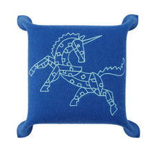 将图像加载到图库查看器中，HERMES Vido Poche Epope Blue Uttle MailH103520M Wool Size GM
