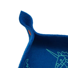 将图像加载到图库查看器中，HERMES Vido Poche Epope Blue Uttle MailH103520M Wool Size GM
