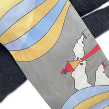 Load image into Gallery viewer, HERMES Twilly LES FOLIES DU CIEL Grena Pearl/Grenadine/Vert061722S Silk100%
