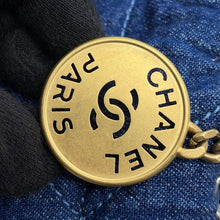 将图像加载到图库查看器中，CHANEL CHANEL22 Handbag BlueAS3980 Denim Size Mini
