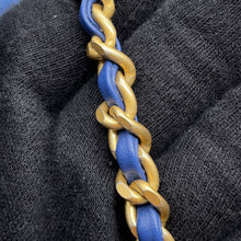 将图像加载到图库查看器中，CHANEL CHANEL22 Handbag BlueAS3980 Denim Size Mini
