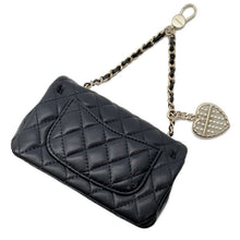 Load image into Gallery viewer, CHANEL Matelasse Classic Mini Bag BlackAP4760 Lambskin Faux Pearl Rhinestone
