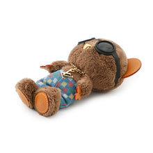 将图像加载到图库查看器中，LOUIS VUITTON Bag Charm・LV Louis Bear Brown/BlueM03178 Fake fur
