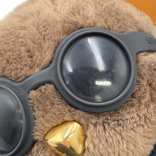 将图像加载到图库查看器中，LOUIS VUITTON Bag Charm・LV Louis Bear Brown/BlueM03178 Fake fur
