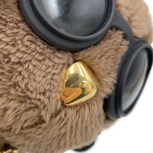 将图像加载到图库查看器中，LOUIS VUITTON Bag Charm・LV Louis Bear Brown/BlueM03178 Fake fur
