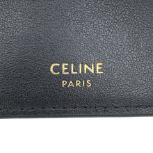 Load image into Gallery viewer, CELINE 16 Sèze Small Trifold Wallet Black10F523CQ7 Calf Leather

