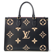 Load image into Gallery viewer, LOUIS VUITTON Onthego Noir/BeigeM45495 Bicolor Monogram Empreinte Leather Size MM
