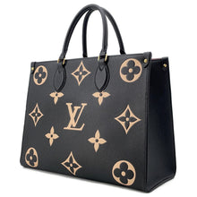Load image into Gallery viewer, LOUIS VUITTON Onthego Noir/BeigeM45495 Bicolor Monogram Empreinte Leather Size MM
