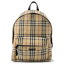 Load image into Gallery viewer, BURBERRY Nova Check Backpack Beige Canvas
