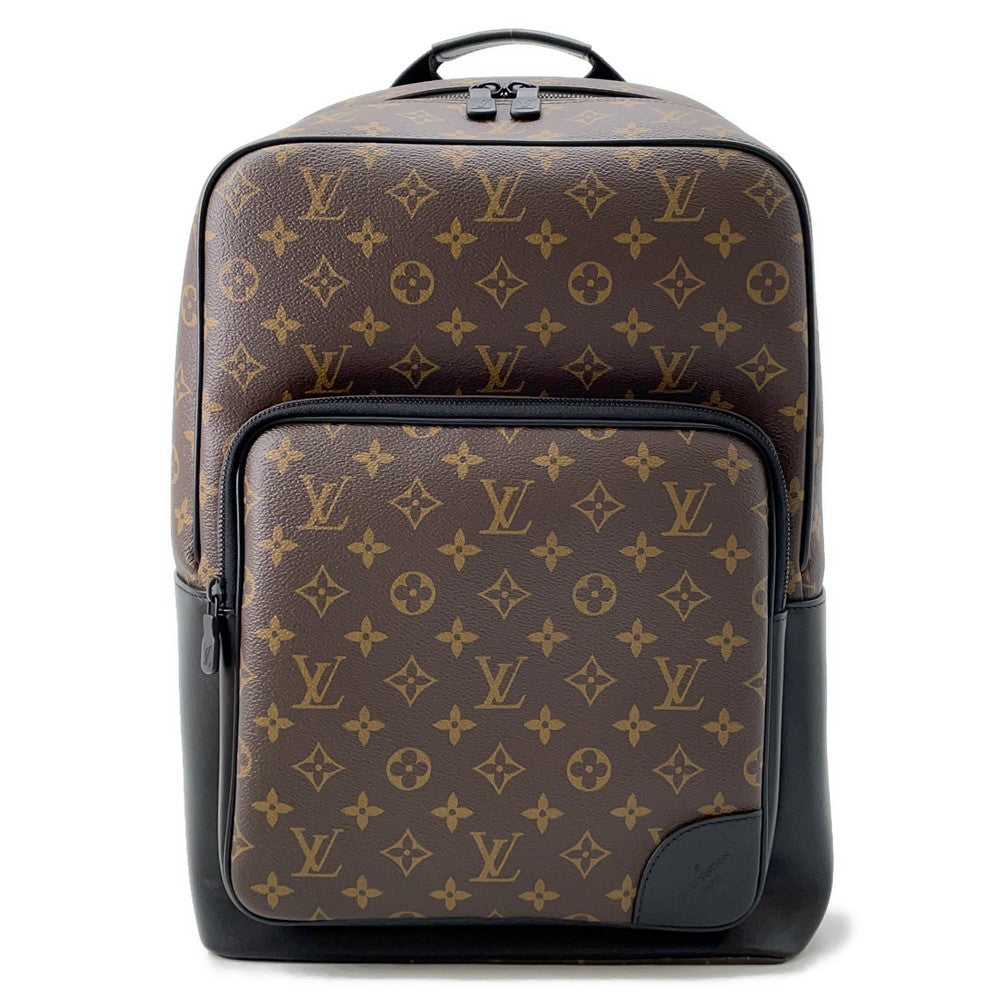LOUIS VUITTON Dean Backpack Brown/NoirM45335 Monogram Macassar Canvas