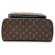 将图像加载到图库查看器中，LOUIS VUITTON Dean Backpack Brown/NoirM45335 Monogram Macassar Canvas
