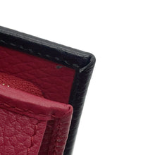 将图像加载到图库查看器中，GUCCI Double G Medium Wallet Black/Pink598587 Leather
