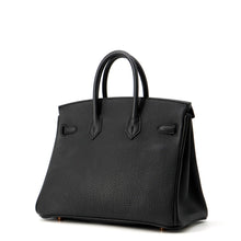 将图像加载到图库查看器中，HERMES Birkin Black Togo Leather Size 25
