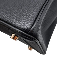 将图像加载到图库查看器中，HERMES Birkin Black Togo Leather Size 25
