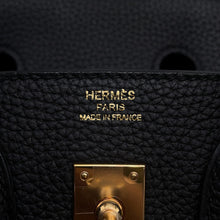 将图像加载到图库查看器中，HERMES Birkin Black Togo Leather Size 25
