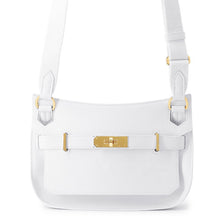 将图像加载到图库查看器中，HERMES Jypsiere New White Swift Leather Size Mini
