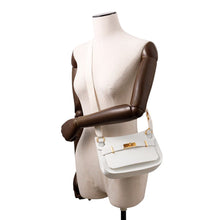 将图像加载到图库查看器中，HERMES Jypsiere New White Swift Leather Size Mini
