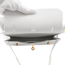 将图像加载到图库查看器中，HERMES Jypsiere New White Swift Leather Size Mini
