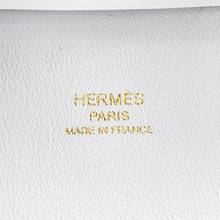 将图像加载到图库查看器中，HERMES Jypsiere New White Swift Leather Size Mini
