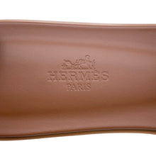 将图像加载到图库查看器中，HERMES Sandals &quot;Oran&quot; GoldH021056Z Leather Size 37
