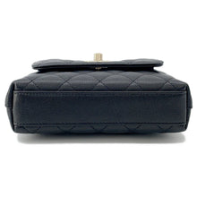 将图像加载到图库查看器中，CHANEL Matelasse Coco Handle BlackAP4244 Caviar Leather Size Mini mini
