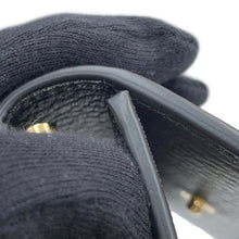 将图像加载到图库查看器中，GUCCI Double G Bicolor 6-Key Case Black/Beige456118 GG Supreme Leather
