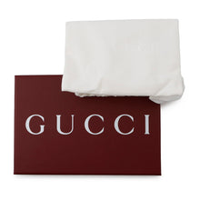 将图像加载到图库查看器中，GUCCI Double G Bicolor 6-Key Case Black/Beige456118 GG Supreme Leather
