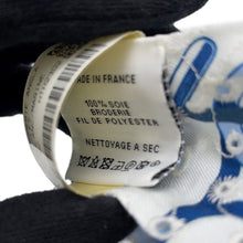 Load image into Gallery viewer, HERMES Twilly Do Re Boucles Broderie Anglaise Blue/Blanc/MarineH853951S Silk100%
