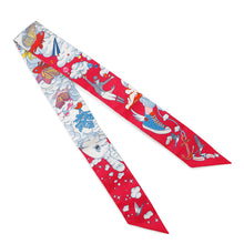 将图像加载到图库查看器中，HERMES HERMES Twilly &quot;My Cloud&quot; Fuchsia/Blue/MultiH063900S Silk100%
