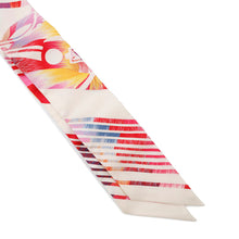 将图像加载到图库查看器中，HERMES Twilly MarbleSilk &quot;Exlibris&quot; Rose/Blanc/BlueH064066S Silk100%
