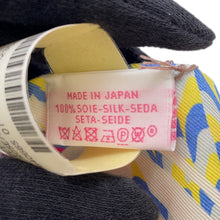 将图像加载到图库查看器中，HERMES Twilly MarbleSilk &quot;Exlibris&quot; Rose/Blanc/BlueH064066S Silk100%
