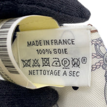 将图像加载到图库查看器中，HERMES Twilly 《Recreapore》 Blanc/GrisH063871S Silk100%
