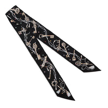 将图像加载到图库查看器中，HERMES Twilly 《Recreapore》 Noir/BeigeH063871S Silk100%
